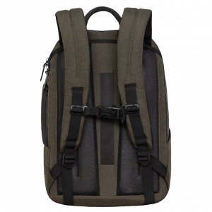 Рюкзак молодежный GRIZZLY с отделением для ноутбука 15" и креплением для чемодана, мужской