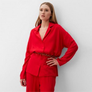 Костюм женский (рубашка, брюки) MINAKU:Casual Collection цвет красный