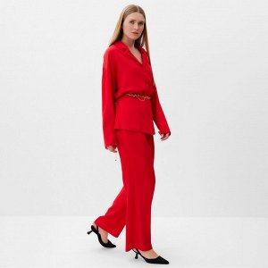 Костюм женский (рубашка, брюки) MINAKU:Casual Collection цвет красный