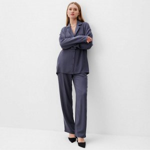 Костюм женский (рубашка, брюки) MINAKU: Casual Collection, графит