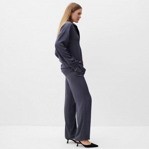 Костюм женский (рубашка, брюки) MINAKU: Casual Collection, графит