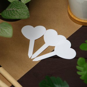 Таблички садовые, для маркировки растений, 8.5 см, набор 20 шт., пластик, МИКС, Greengo