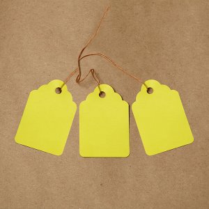 Бирки садовые, для маркировки растений, 4.5x3 см, набор 20 шт., пластик, МИКС, Greengo