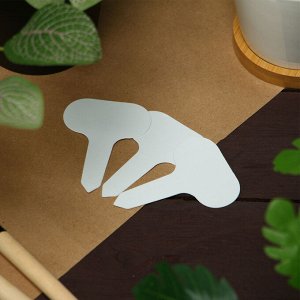 Таблички садовые, для маркировки растений, 7 см, набор 20 шт., пластик, цвет МИКС, Greengo