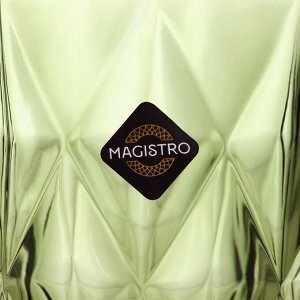 Стакан Magistro «Круиз», 240 мл, стекло, зелёный