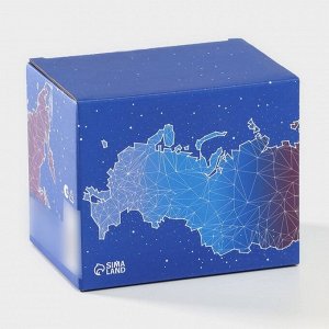 Кружка «Флаг России», 340 мл, керамика, триколор