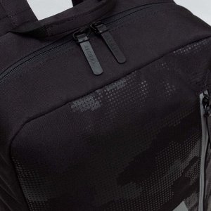 Бизнес рюкзак деловой GRIZZLY с карманом для ноутбука 13", одним отделением, мужской