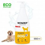 WONDER LAB Экошампунь для мытья собак 0,55 л