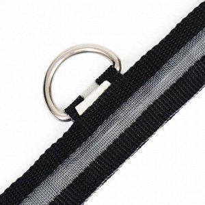 Ошейник с подсветкой размер L, ОШ 45-52x2.5 см, 3 режима свечения чёрный