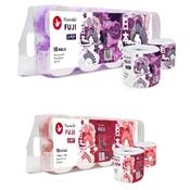 Туалетная бумага Kaineko Fuji AROMA Ментол, 3-сл.в индив.уп., 30м., 10шт//2912