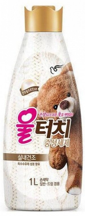 Гель для стирки концентрированный для шерсти и деликатных тканей Wool Touch 1000мл, бутылка