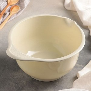 Миска для миксера, 3,6 л, пластик, цвет ассорти, МАДЕНА