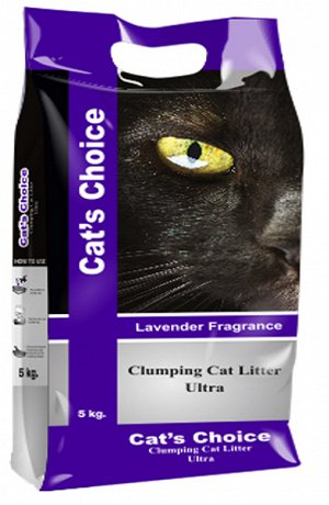 Indian Cat Litter Аромат №4 Лаванда наполнитель бентонит  10 кг