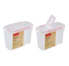 Емкость для сыпучих продуктов с дозатором 2,3л