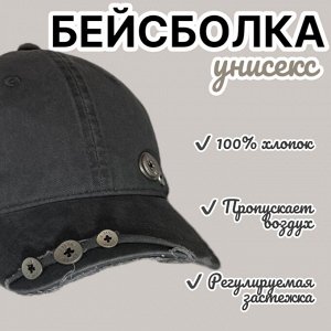 Бейсболка уни