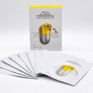 Lebelage Тканевая маска с витаминами / Dr. Capsule Vitamin Mask Pack, 25 мл