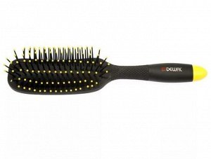 Dewal Щетка для волос массажная / Banana Black BNN81, черный