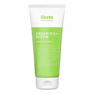 Likato Маска для волос восстанавливающая / Recovery Argan Oil &amp; Biotin Repairing Hair Mask, 200 мл