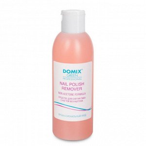 Domix Green Professional Средство для снятия лака с ногтей без ацетона / Nail Polish Remover non acetone, 200 мл