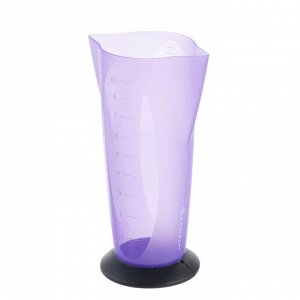 Dewal Мерный стакан прорезиненный с 2 носиками T-004lavender, 250 мл