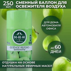 СИБИАР Ароматизатор воздуха "До-Ре-Ми" 250мл (сменный блок) Зеленое яблоко