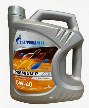 Масло моторное синтетическое Gazpromneft Premium P 5W-40, 4л.