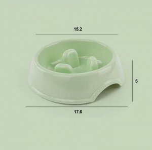 Миска для медленного поедания, кормления, 1 шт