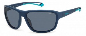 Очки солнцезащитные унисекс POLAROID PLD 7049/S BLUE AZUR