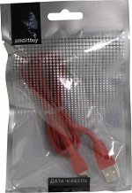 Дата-кабель Smartbuy USB 2.0 - USB TYPE C, плоский, длина 1,2 м, красный (iK-3112r red)/60