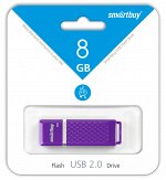 Флеш память USB 8GB Quartz series Violet (SB8GBQZ-V)