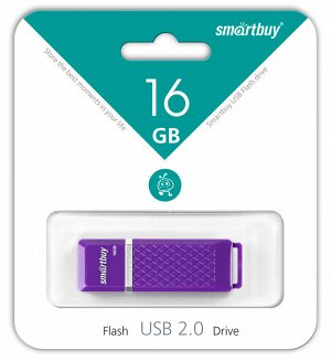 Флеш память USB 16GB Quartz series Violet (SB16GBQZ-V)