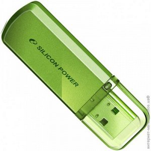 ФЛЕШ USB накопитель Silicon Power 64GB Helios 101 Green