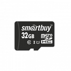 Карта памяти Micro SDHC  Smartbuy 32GB Class 10 UHS-I (без адаптера)