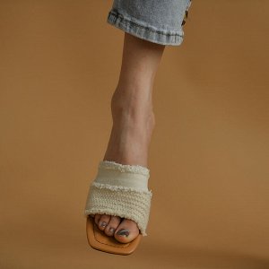 Сабо на высоком толстом каблуке, как на фото