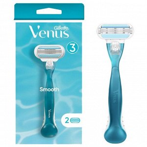 Станок бритвенный GILLETTE  VENUS  станок + 2 кассеты