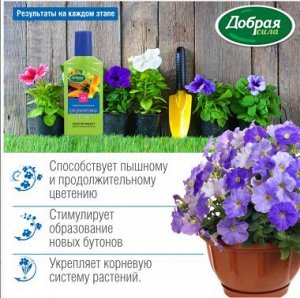 Удобрение Добрая сила Декоративно-Цветущих 250мл