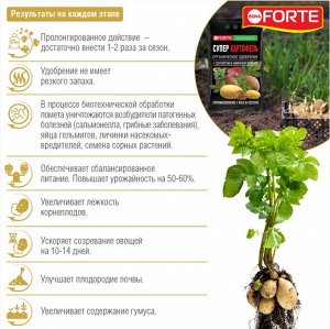 Удобрение Супер Картофель 2кг Бона Форте