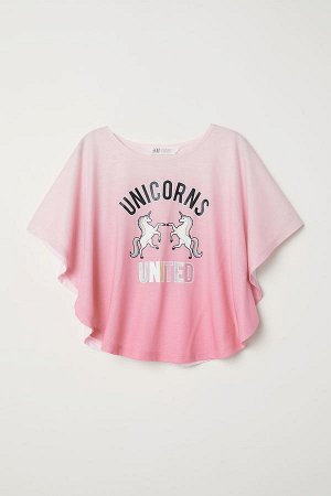 футболка Розовый / единороги