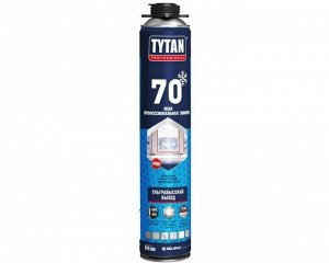 Проф. пеногерметик Tytan TYTAN 70L ЗИМА (t до - 18) (870мл)(12/уп)