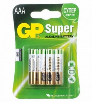 Батарейка GP Super LR03 BL4