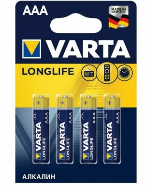 Батарейка Varta Longlife LR03 BL4