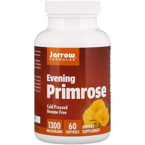 Jarrow Formulas, Вечерняя примула 1300, 1300 мг, 60 мягких капсул