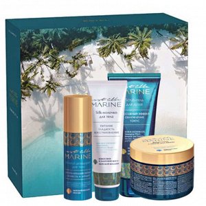 SPA-набор для тела EST ELLE MARINE (гель дд 200 + соль для ванн 600 + дезодорант 50 + молочко 150)