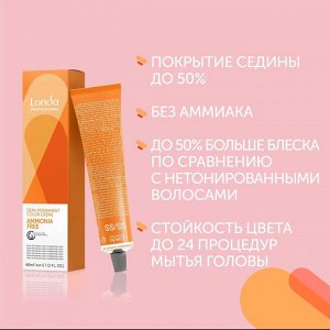 Стойкая крем краска для волос тон 9/36 очень светлый блонд золотисто фиолетовый Londa Color 60 мл