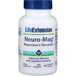 Life Extension, Neuro-Mag, магний L-треонат, 90 капсул в растительной оболочке