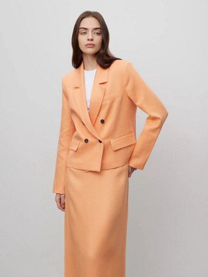 Двубортный жакет, ML684/apricot