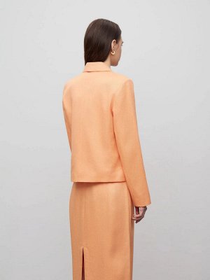 Двубортный жакет, ML684/apricot