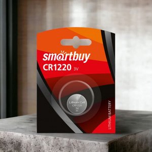 Батарейка 1220 (литиевый элемент питания) Smartbuy (SBBL-1220-1B)