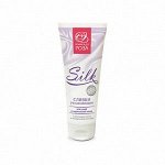 Сливки &quot;SILK&quot; для сухой и нормальной кожи косметические увлажняющие с протеинами шелка и гиалуроновой кислотой 75мл