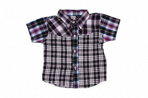 Рубашка Длина изделия: Рубашка с коротким рукавом. Отличный выбор для детского гардероба. Длина изделия на модели: 43 см